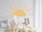 Rising Sun Fabric Wall Decal
