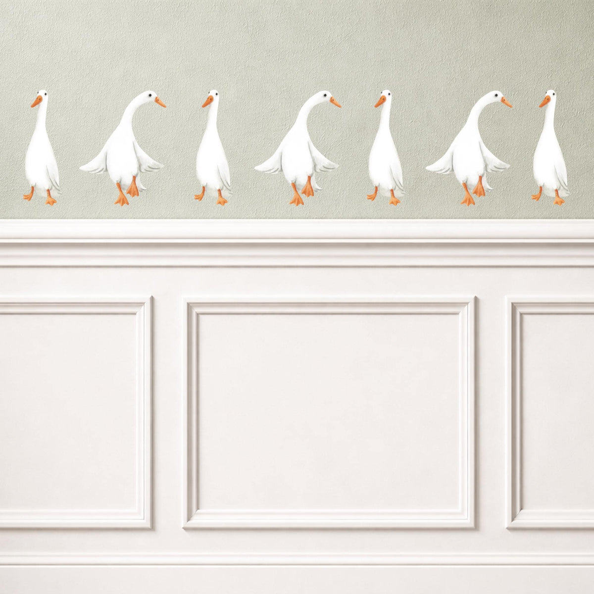 Sweet Goose Fabric Wall Stickers