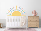 Rising Sun Fabric Wall Decal