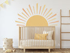 Rising Sun Fabric Wall Decal