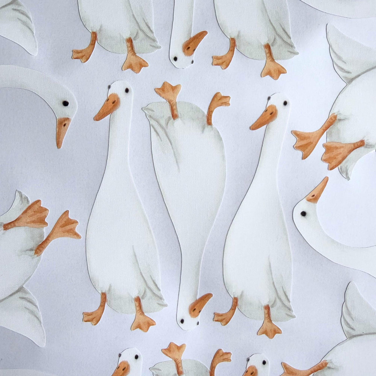 Sweet Goose Fabric Wall Stickers